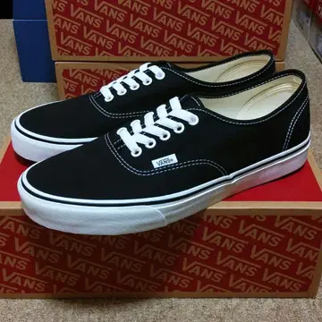 반스 오센틱 블랙 캔버스 US 규격 스테디셀러 모델 44