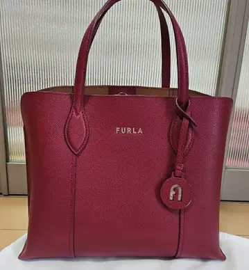 FURLA 토트백 빨간색 가죽