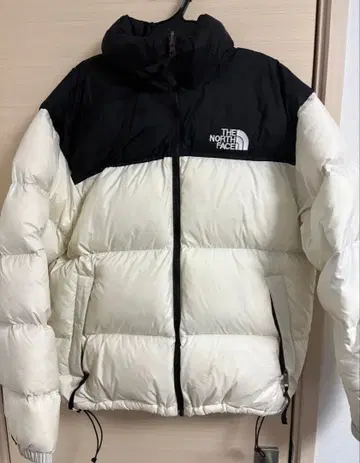 THE NORTH FACE 다운 자켓 화이트 블랙