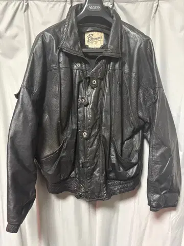 Berman's 80's 가죽 자켓 XL