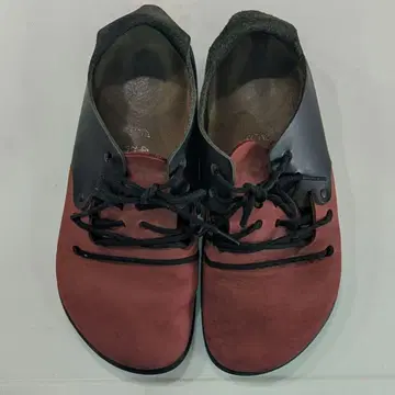 한정판 BIRKENSTOCK 몬타나 레드 블랙 41 26.5cm