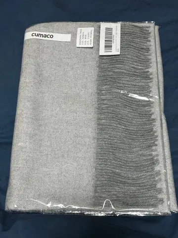 캐시미어 100% 머플러 여성용 남성용 180cm x 30cm 실버