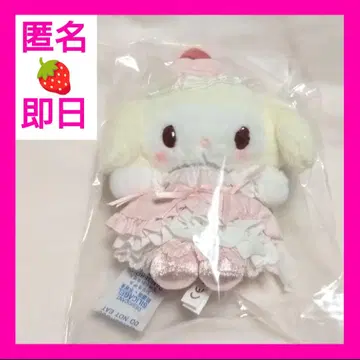 딸기 휘핑 케이크 마이멜로디 마스코트 백참 홀더 봉제 인형