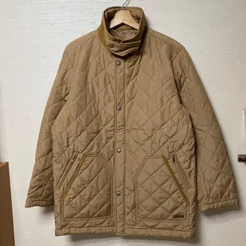 crocodile 퀼팅 자켓 카멜 L