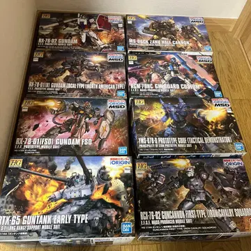 HG 기동전사 건담 THEORIGIN 8점 세트