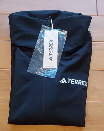 [ adidas ] TERREX 후드 부착 레인 자켓 M 블랙
