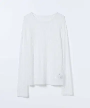 jeanasis(지나시스)*스트레치 레이스 LS TEE(레이스 티셔츠)