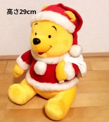 곰돌이 푸 산타 봉제 인형 디즈니