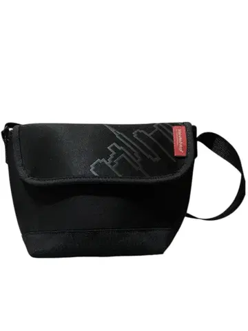 맨해튼 포티지 네오프렌 숄더백 나일론 블랙