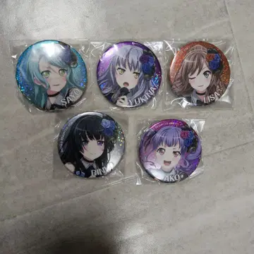 [미사용] 뱅드림 Roselia 캔 배지 5종