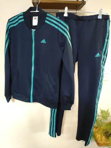 adidas 네이비 저지 세트 Climalite