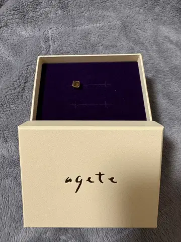 [agete] 골드 스퀘어 귀걸이