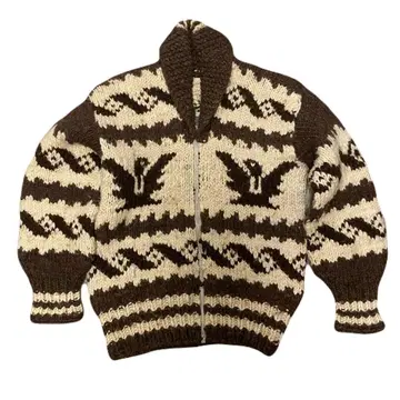 카우친 스웨터 자켓