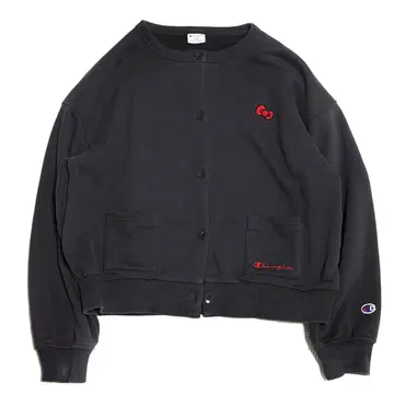 Champion 키티 가디건 차콜 콜라보 맨투맨