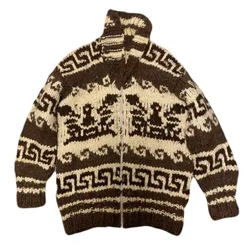 카우친 스웨터 자켓