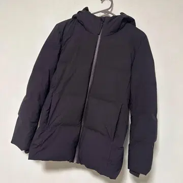 [ UNIQLO ] 라이트 다운 자켓 코트 ( 블랙 )