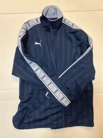 [ 상의만 ] PUMA 네이비 스트라이프 저지 S-M