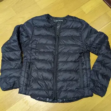 LOUNIE 블랙 다운 자켓 40