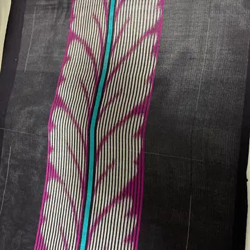 앤티크 기모노 검정색 사