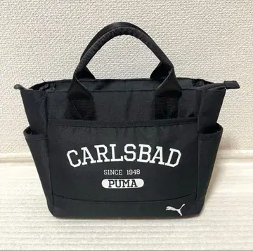 푸마 라운드 토트백 블랙