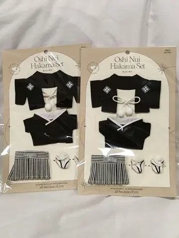 3coins 봉제인형 의류 하카마 설날 M사이즈 2점 세트