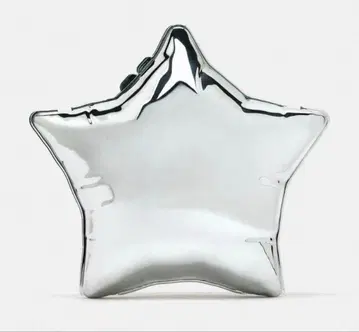 완판템 ZARA 스타 쉐이프 미노디에르 박스 메탈릭 실버 인기