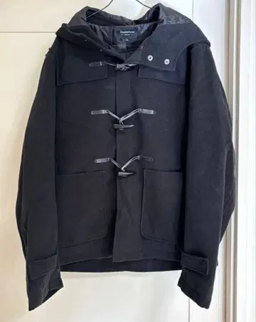 미사용품 더플 코트 남성용 LL 블랙 컬러
