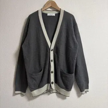 AOURE 아우르 라인 가디건 그레이 L 사이즈