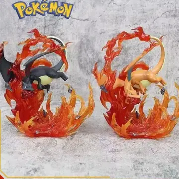 포켓몬 리자몽 큰 피규어 2개 세트 블랙 리자몽 색이 다른
