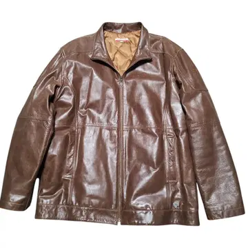 CASTELBAJAC 브라운 가죽 자켓