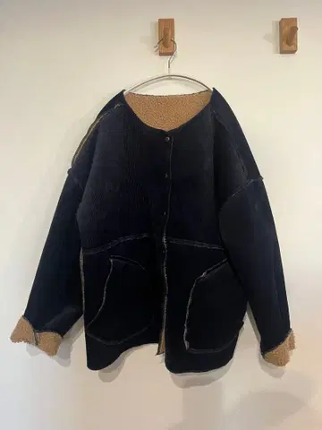 fork&spoon 리버서블 코듀로이 보아 자켓