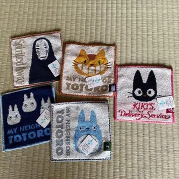 지브리 콩 타월 5개 세트