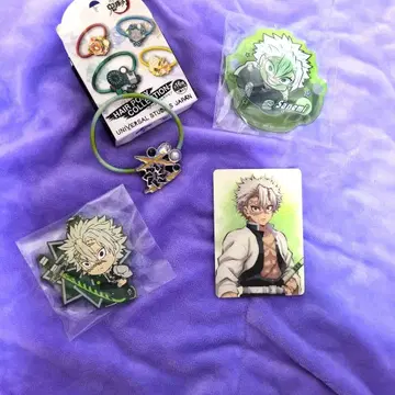 [ 익명 배송 ] 귀멸의 칼날 시나즈가와 사네미 굿즈 세트