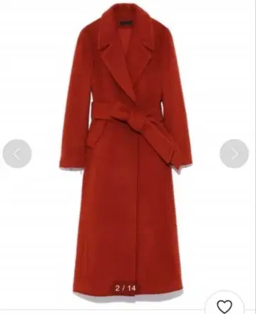 keishirahata styling 케이시라하타 롱 코트 빨간색