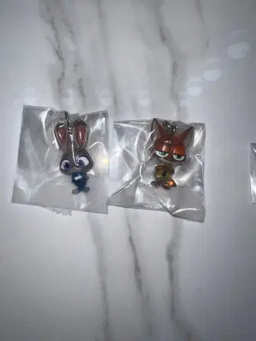 ZOOTOPIA 주토피아 메지루시 액세서리 닉 주디 2점 세트