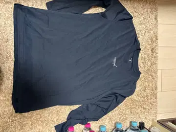 BAKUNE 드라이 남성 상하의 세트 긴팔 롱 팬츠 L 네이비