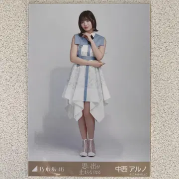 노기자카46 나카니시 아루노 브로마이드 추억이 멈추지 않게 히키