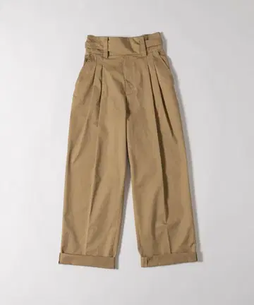 베이지 치노 팬츠 L 100% 코튼