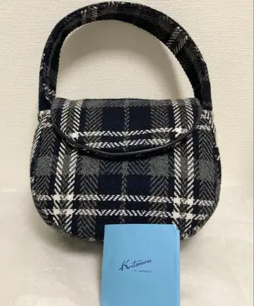 희귀 KITAMURA 체크 무늬 핸드백