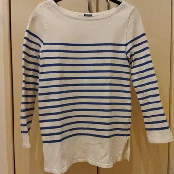 새상품급 JOURNAL STANDARD 상쾌한 파란색 보더 긴팔