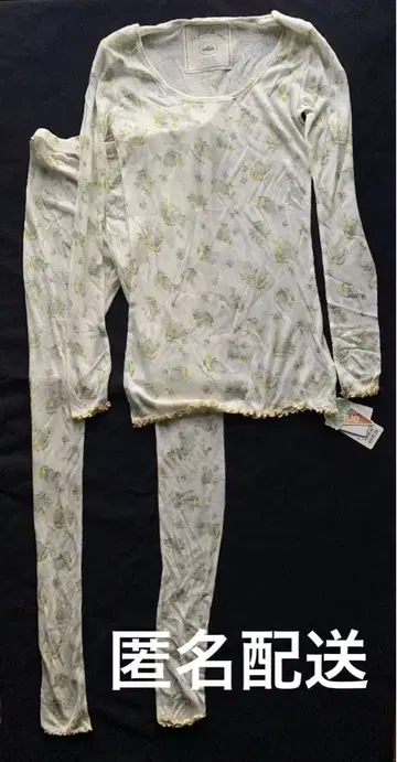 gelato pique / 플라워 프린트 룸웨어 이너 상하의 세트