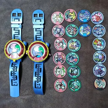 요괴워치 손목시계 제로시키&메달 고전 메달 등