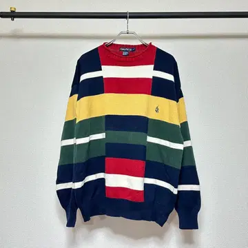 90s Nautica 멀티 컬러 스웨터
