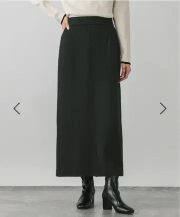 GLOBAL WORK 따뜻한 아름다운 실루엣 I 라인 스커트