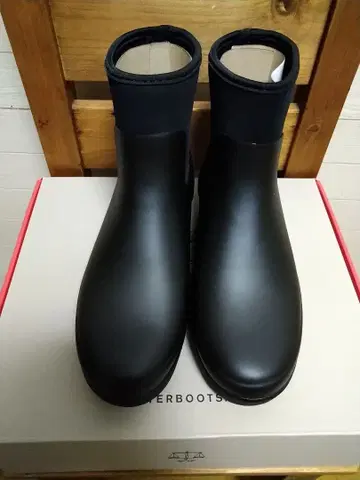[ 새상품 ] 헌터 레인부츠 크리퍼네오 첼시 25cm