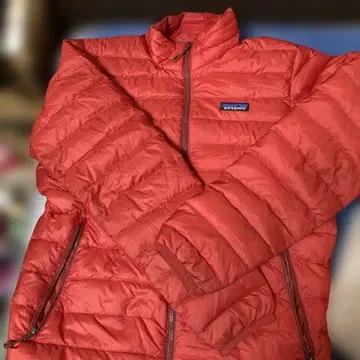 patagonia 다운 재킷 빨간색