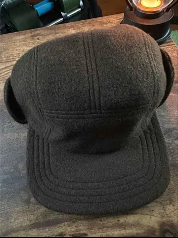 UNIQLO 유니클로U 플리스 라이닝 캡 모자 다크 브라운