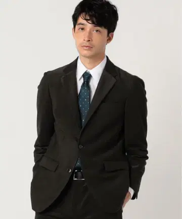 COMME CA ISM / 코듀로이 상하의 셋업 / 카키 / M