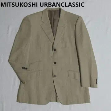 새상품급 MITSUKOSHI 미츠코시 어반 클래식 자켓 울 일본제