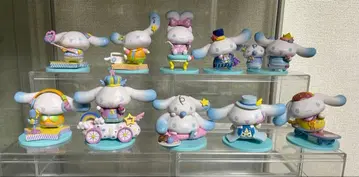 해피복권 시나모롤 피규어상 컴플리트 세트